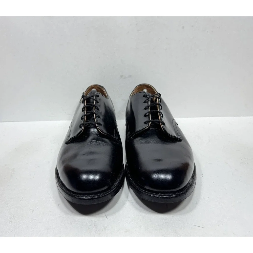Vintage 1983 Thurmont Black Military Dress‎ Oxford Shoes Men's Size 10.5 XW